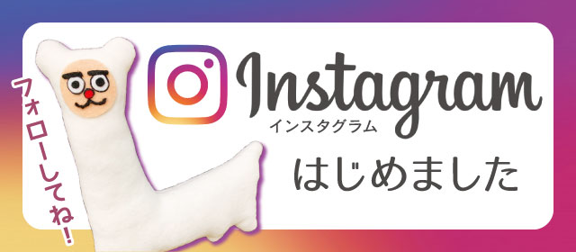 Instagram (インスタグラム) はじめました フォローしてね!